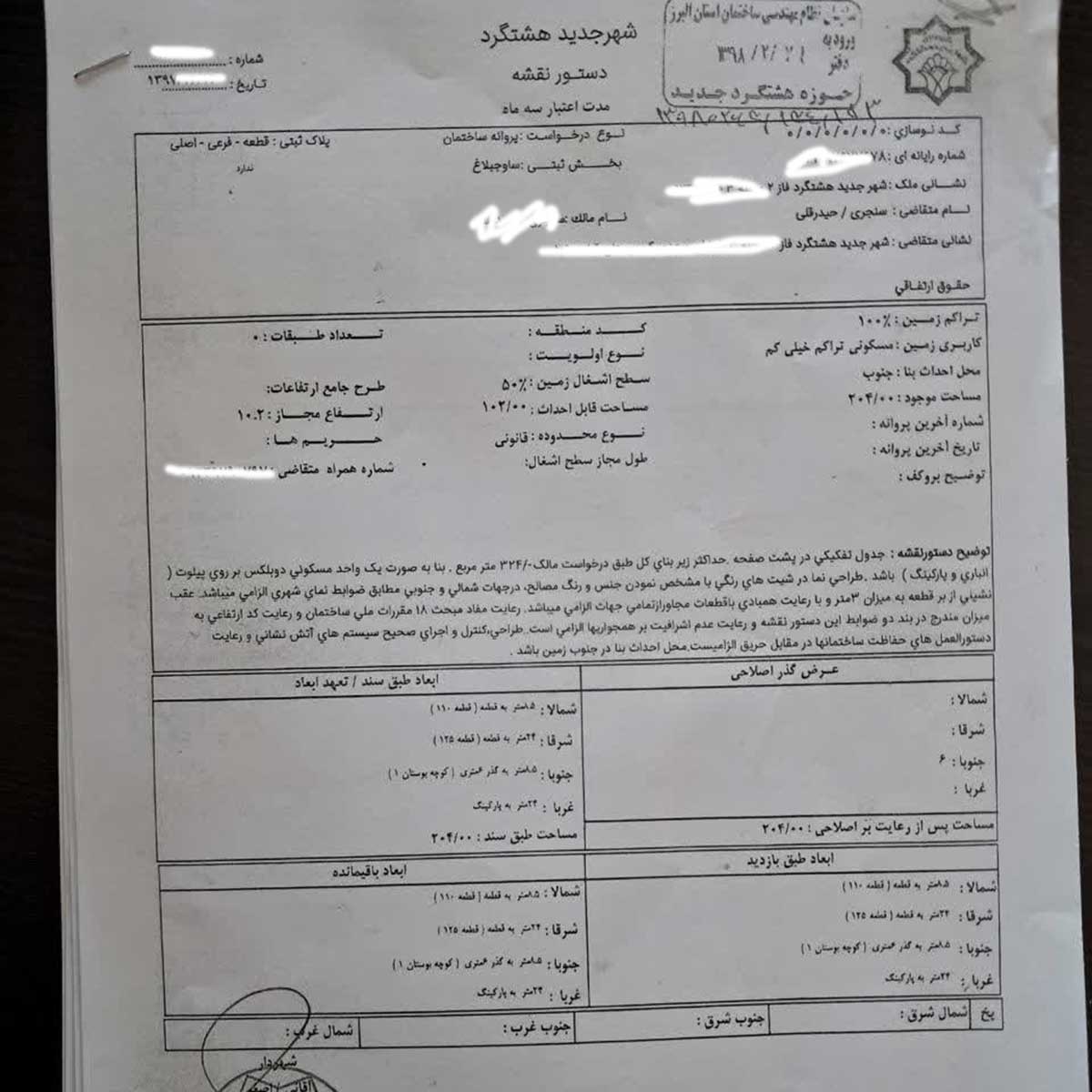 7 مراحل دریافت مجوز از شهرداری