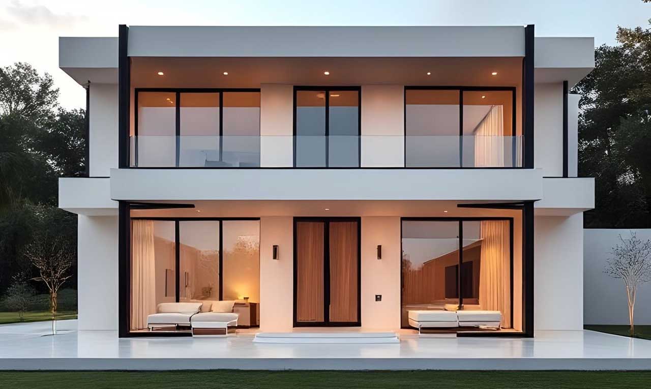 طراحی ویلای مدرن